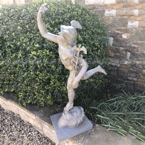 hermes large garden statues|statue of hermes greek god.